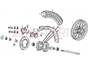 gilera RCR első kerék