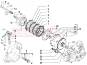 gilera RK 50 Clutch unit