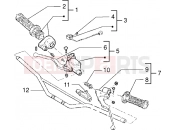 gilera RK 50 kormány alkatrészek