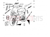 GILERA Runner 50 2T emblems