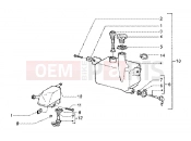 GILERA Runner 125 FX 2T oil mix tank-degaser