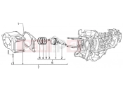GILERA Runner 125 VX 4T Cylinder-piston-wrist pin, assy