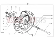 gilera Runner 125 VX 4T első kerék