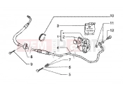 gilera Runner 180 FXR 2T Caliper(vehicle wth rear hub brake)