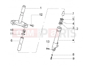 gilera Runner 180 FXR 2T Mvp front fork component parts