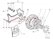 gilera Runner 200 VXR 4T hátsó kerék