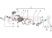 gilera Runner 50 Poggiali Secondary air box
