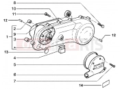 gilera Runner 50 Poggiali Transmission cover