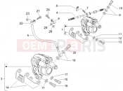 GILERA Runner 50 Pure Jet SC Brakes pipes - Calipers