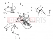 GILERA Runner 50 Pure Jet SC Wheel huosing - Mudguard