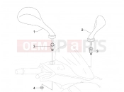 GILERA Runner 50 ST Pure Jet Driving mirror/s