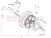 GILERA Runner 50 ST Pure Jet Front wheel