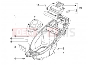 GILERA Runner 50 Pure Jet Helmet huosing - Undersaddle