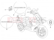 gilera 2006 Runner 50 Pure Jet Plates - Emblems