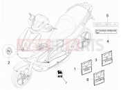 gilera 2010 Runner 50 Pure Jet Plates - Emblems