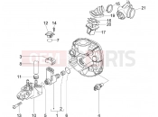 gilera 2010 Runner 50 Pure Jet Throttle body - Injector - Induction joint