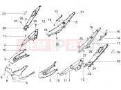 gilera 2011 Runner 50 Pure Jet oldal burkolat - idomzat