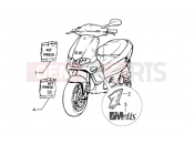 GILERA Runner 50 Purejet Emblems