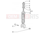 GILERA Runner 50 Purejet Rear damper