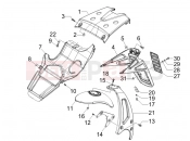 gilera 2005 Runner 50 Race Pure Jet Rear cover - Splash guard