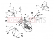 gilera 2005 Runner 50 Race Pure Jet Wheel huosing - Mudguard