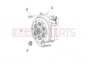 gilera 2006 Runner 50 Race Pure Jet Flywheel magneto cover - Oil filter