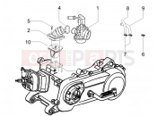 GILERA Runner 50 SP -SC- Carburettor, assembly - Union pipe