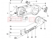 GILERA Runner 50 SP -SC- Crankcase cover - Crankcase cooling