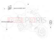 GILERA Runner 50 SP -SC- Plates - Emblems