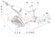 GILERA Runner 50 SP -SC- kipufogó