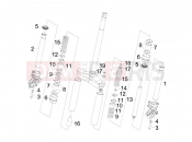 GILERA Runner 50 SP Fork's components (Wuxi Top)