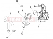 GILERA Runner 50 SP karburátor - szívótorok