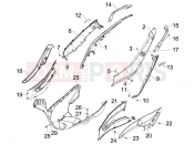 gilera 2015 Runner 50 SP Side cover - Spoiler