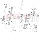 GILERA Runner 50 SP Fork's components (MVP)
