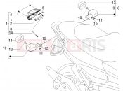 GILERA Runner 50 SP hátsó lámpa - irányjelző