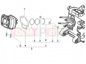 gilera 2009 Runner 50 SP Cylinder-piston-wrist pin unit