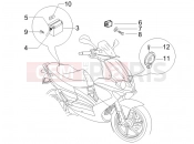 gilera 2005 Runner 50 SP Race kezelőszervek - akkumulátor