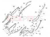 GILERA Runner 125 ST 4T Side cover - Spoiler