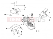 gilera 2011 Runner 125 ST 4T Wheel huosing - Mudguard