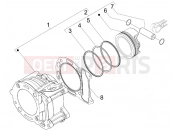 GILERA Runner 125 ST 4T Cylinder-piston-wrist pin unit