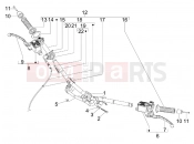 gilera 2012 Runner 125 ST 4T kormány - főfékhenger