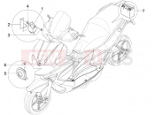 GILERA Runner 125 ST 4T Remote control switches - Battery - Horn