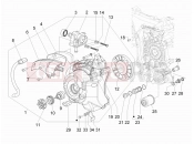 gilera 2008 Runner 200 ST 4T Flywheel magneto cover - Oil filter