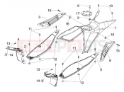 GILERA Runner 200 ST 4T Central cover - Footrests