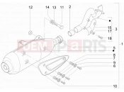 gilera 2011 Runner 200 ST 4T kipufogó