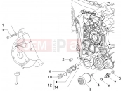 gilera 2006 Runner 125 VX 4T Flywheel magneto cover - Oil filter