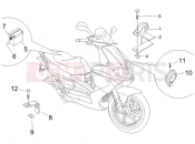 GILERA Runner 125 VX 4T kezelőszervek - akkumulátor