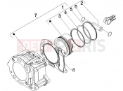 GILERA Runner 125 VX 4T -SC- Cylinder-piston-wrist pin unit