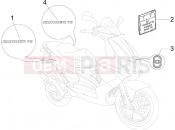 GILERA Runner 125 VX 4T -SC- Plates - Emblems