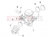 gilera 2007 Runner 125 VX 4T Serie Speciale karburátor - szívótorok